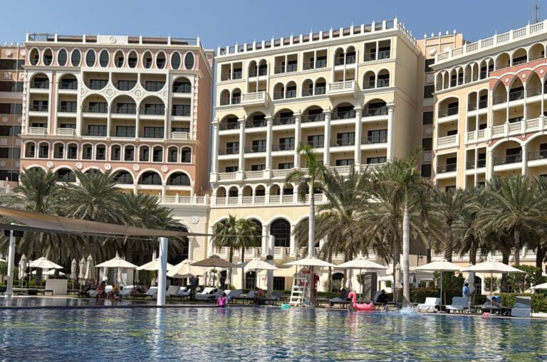 Ritz Carlton Abu Dhabi - view from the pool