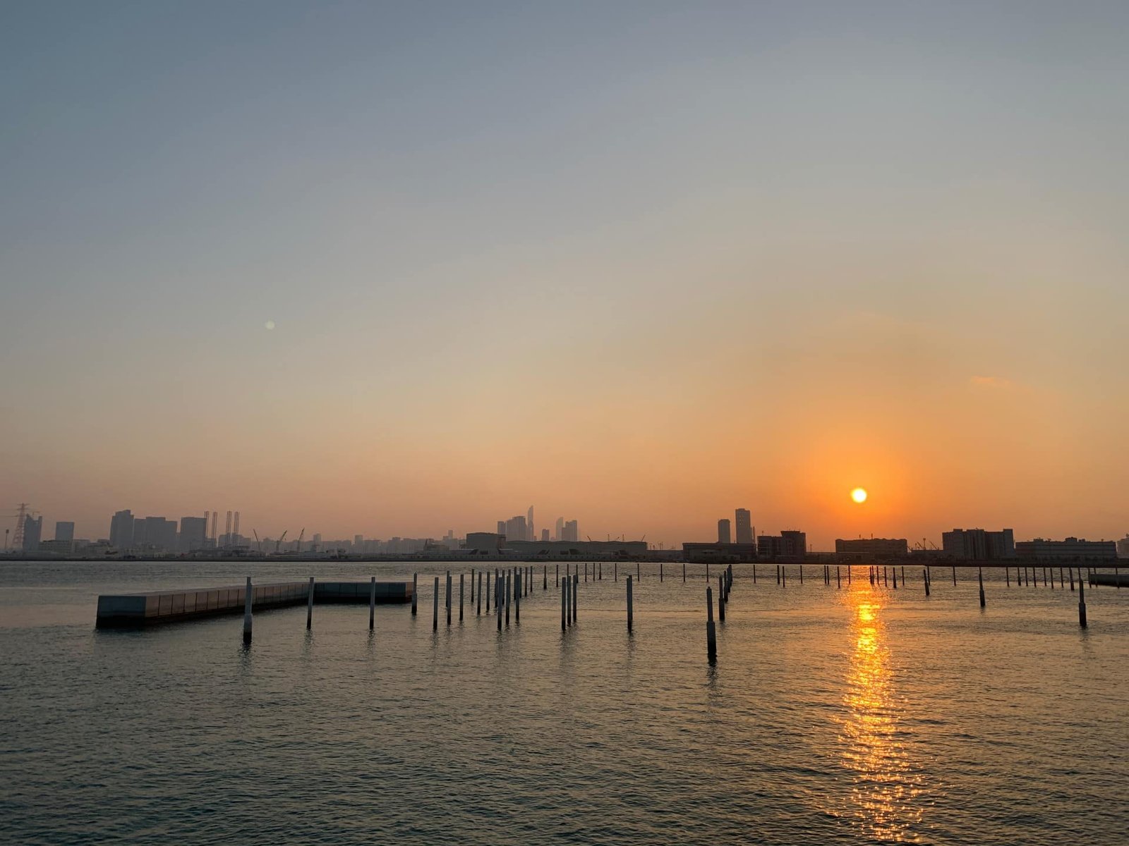 Sunset from Louvre Abu Dhabi
